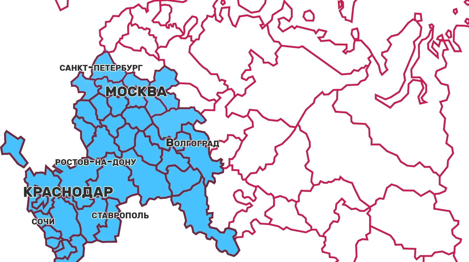 Карта в Славянск-на-Кубани